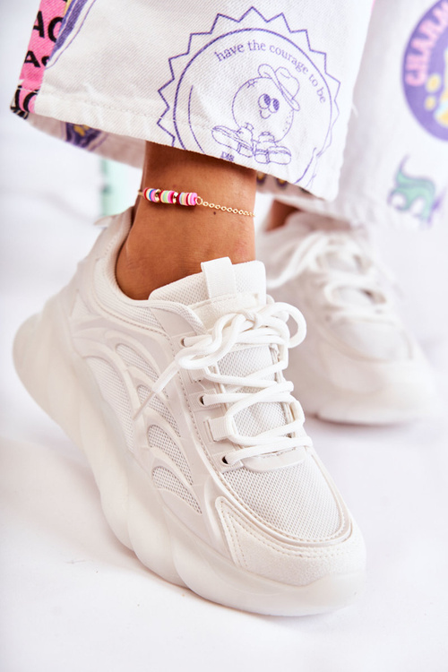 Модне жіноче спортивне взуття Кеди білі Sollero