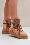 Жіночі Снігоступи На Платформі З Шнурівкою D.Franklin DFSH370013 Camel