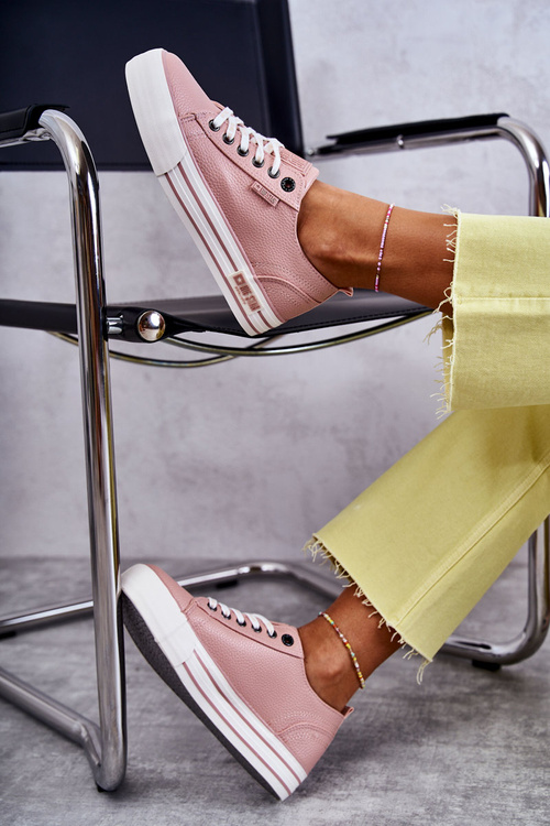 Низькі жіночі кросівки Big Star KK274016 Рожеві