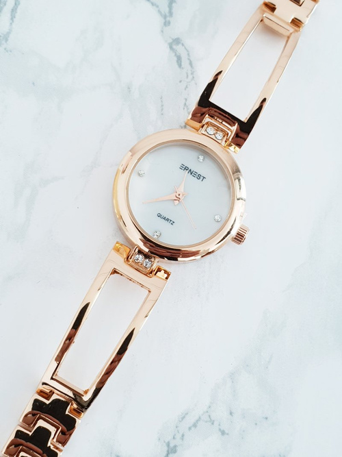 Жіночий годинник-браслет Ernest Claus Rose Gold