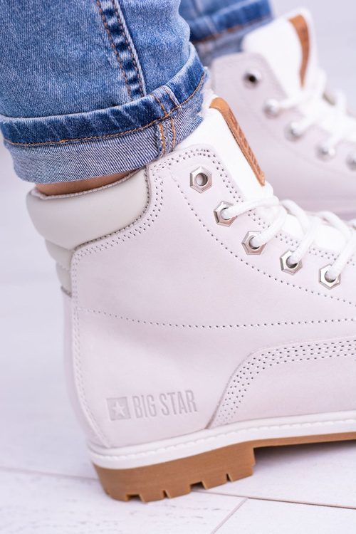 Жіночі білі черевики Big Star Boots Timber