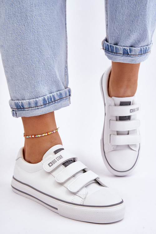 Класичні кросівки на липучці Big Star LL274A205 Білі