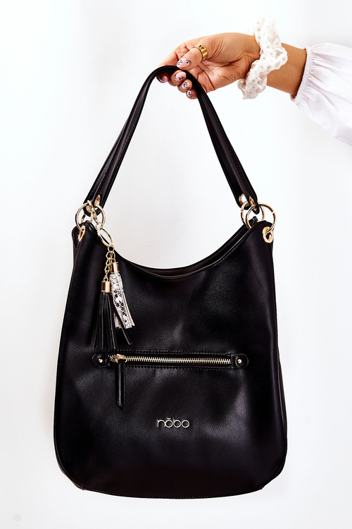Класична шкіряна сумочка NOBO M3220-C020 Black