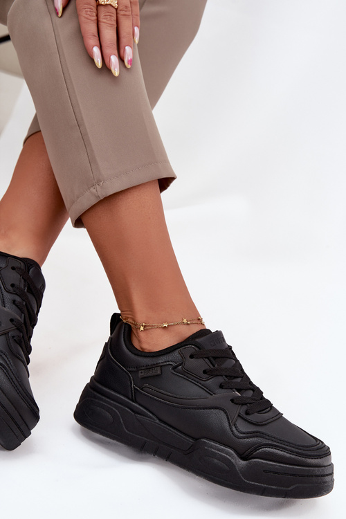 Жіночі Кросівки На Платформі Big Star SS274589 HI-POLY SYSTEM Чорні