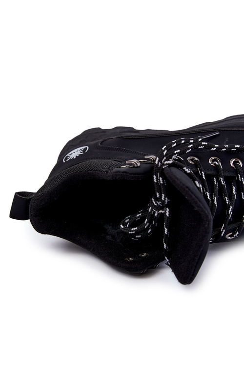 Чоловічі теплі трекінгові черевики Trappers чорні Otto