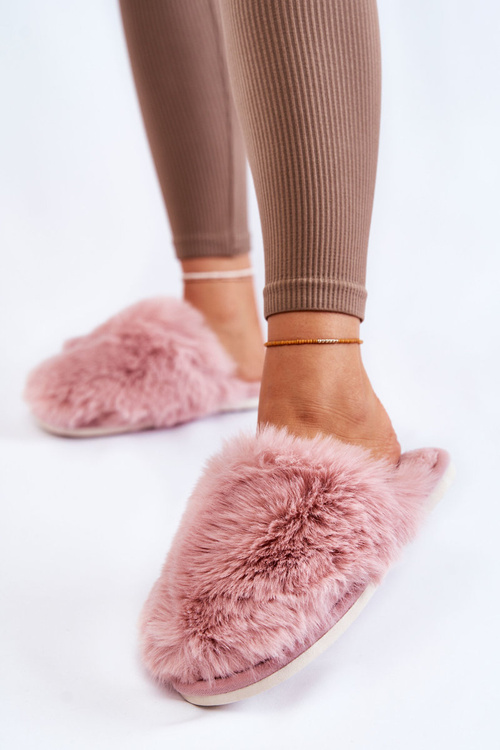 Жіночі хутряні тапочки Pink Sheryl