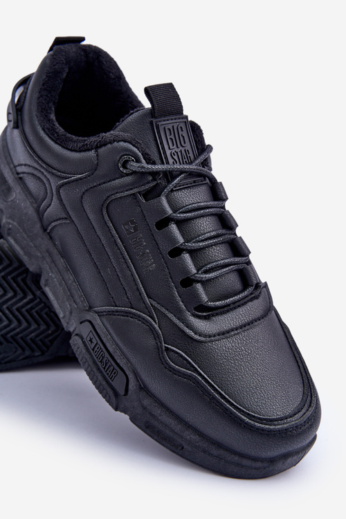 Чоловічі утеплені кросівки Big Star OO174584 HI-POLY SYSTEM Чорні
