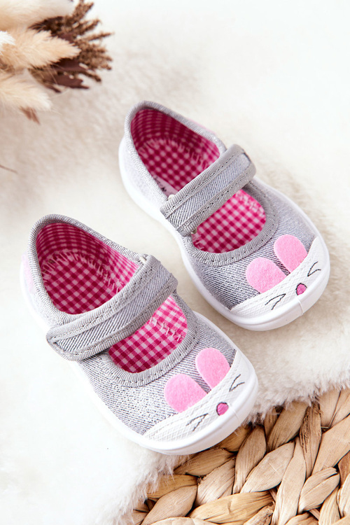 Шльопанці Ballerinas Befado Rabbit 209P033 Grey