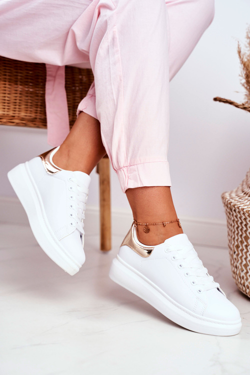 Жіноче спортивне взуття Lu Boo White Metallic Gold Matilda