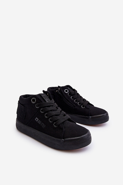 Дитячі класичні високі кросівки Big Star LL374001 Чорні