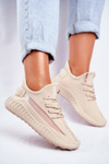 Жіноче спортивне взуття дихаюча бежева Люм'єр