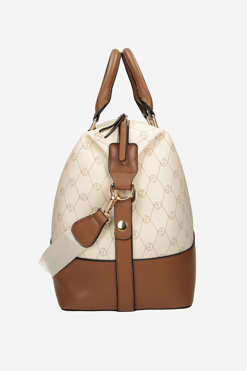 Велика дорожня сумка NOBO P1250-CM00 Бежево-коричнева