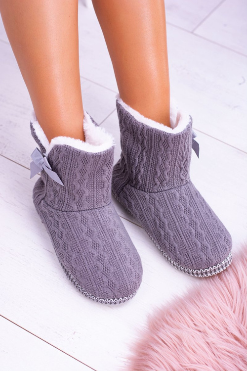 Жіночі утеплені чоботи Home Grey Papa Duffy