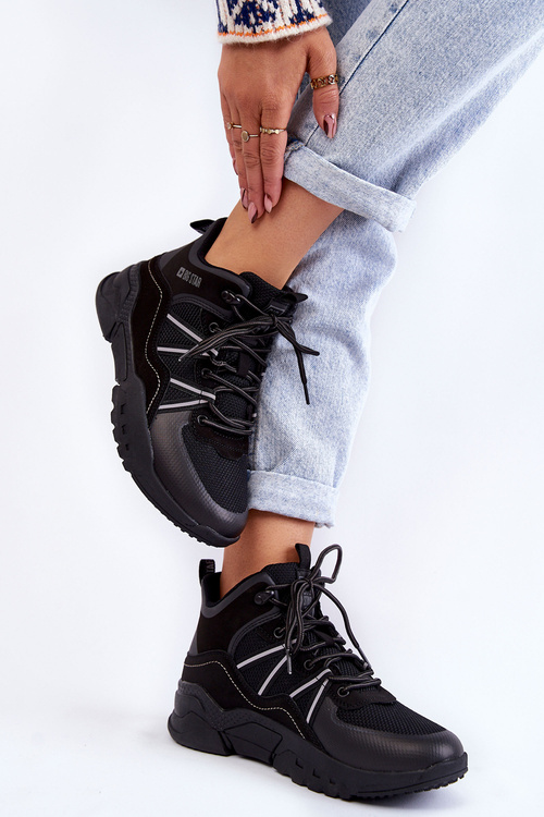 Жіночі туристичні черевики Memory Foam Big Star KK274218 Чорні