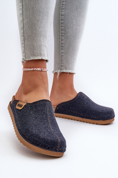 Домашнє жіноче взуття Тапочки Inblu DJ000010 Темно-синій