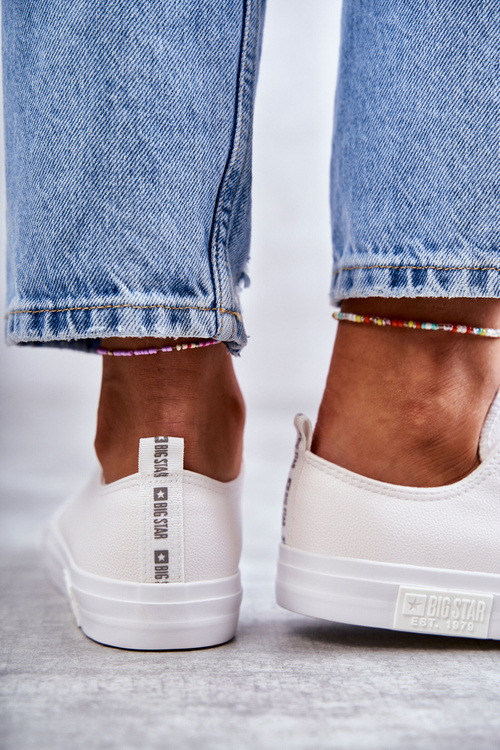 Жіночі шкіряні кросівки Big Star KK274105 Білі