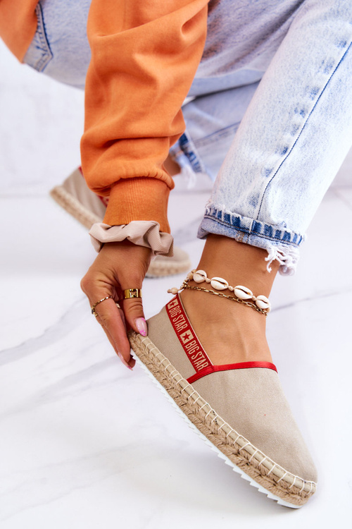 Еспадрільї сліпони Big Star JJ274879 Beige