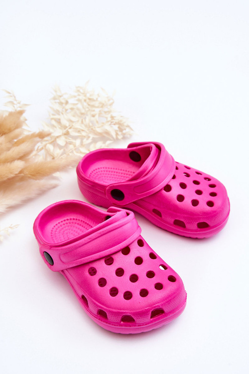 Baby Foam Crocs Slides Pink Percy