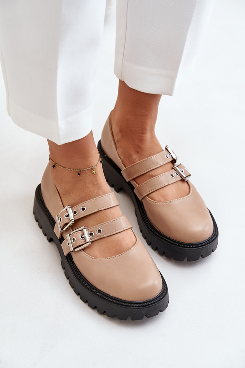 Жіночі черевики на шнурівці з еко шкіри Terione