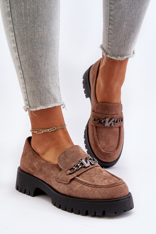 Жіночі шкіряні мокасини з декором Темно-зелена Лоралейма