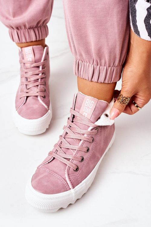 Жіночі кросівки Big Star High Warm Pink EE274113