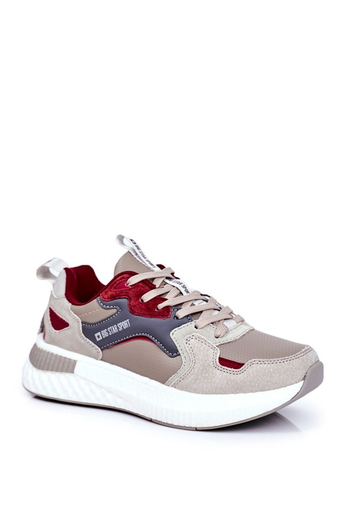 Чоловіче спортивне взуття Big Star Grey Burgund GG174463