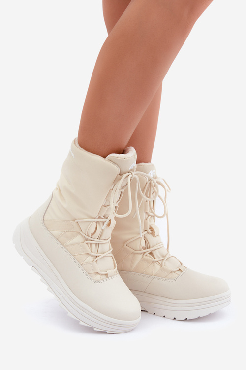 Жіночі Снігоступи INUA З Утеплювачем Primaloft 4F Бежеві 4FRAW24FSBSF012