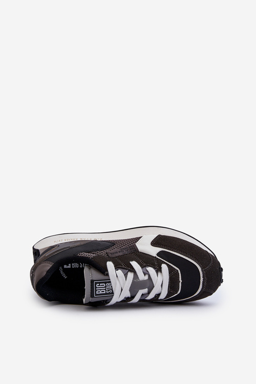 Чоловічі спортивні кросівки з системою Memory Foam Big Star NN174347 Чорні