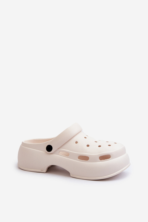 Жіночі поролонові шльопанці білі Ilariana