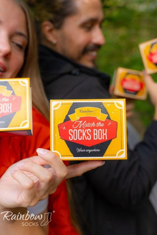 Шкарпетки MATCH BOX Сірники Rainbow Socks