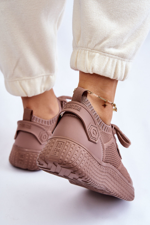 Жіночі зручні кросівки Memory Foam System Big Star LL274416 Світло-коричневі