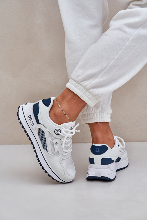 Спортивне Взуття Кросівки Жіночі Big Star NN274A103 HI-POLY SYSTEM Біло-Морський