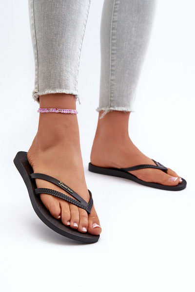 Жіночі гумові шльопанці 82067 Ipanema Bossa Fem Black