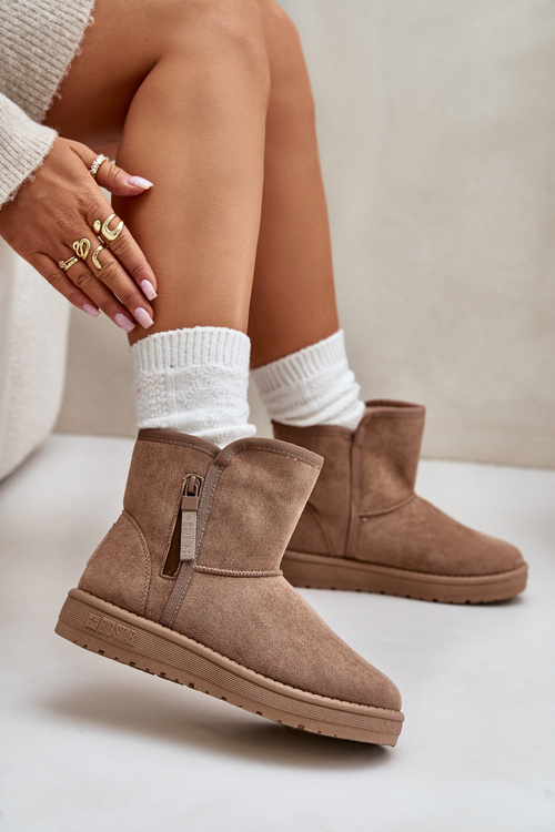 Жіночі зимові черевики Big Star OO274A165 Бежеві