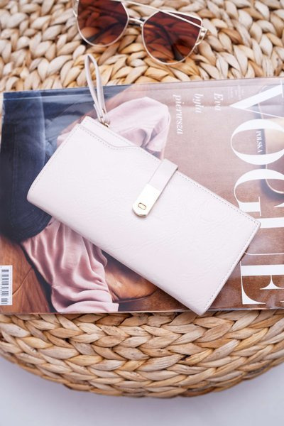 Жіночий гаманець великий бежевий AD-64