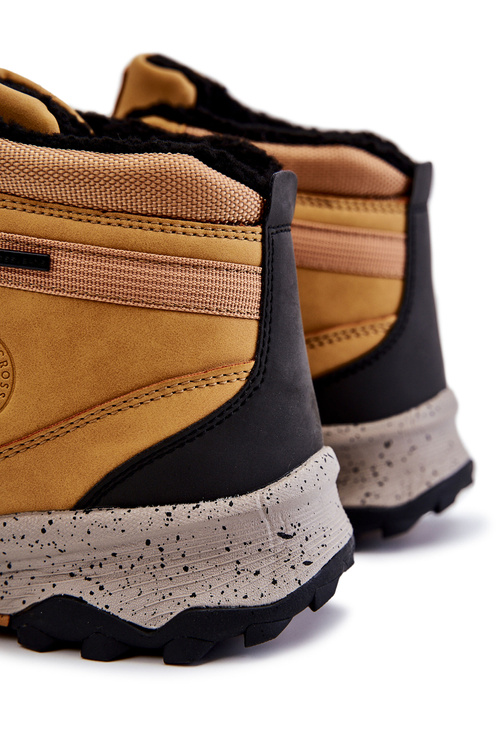 Чоловічі теплі трекінгові кросівки Cross Jeans KK1R4026C Camel