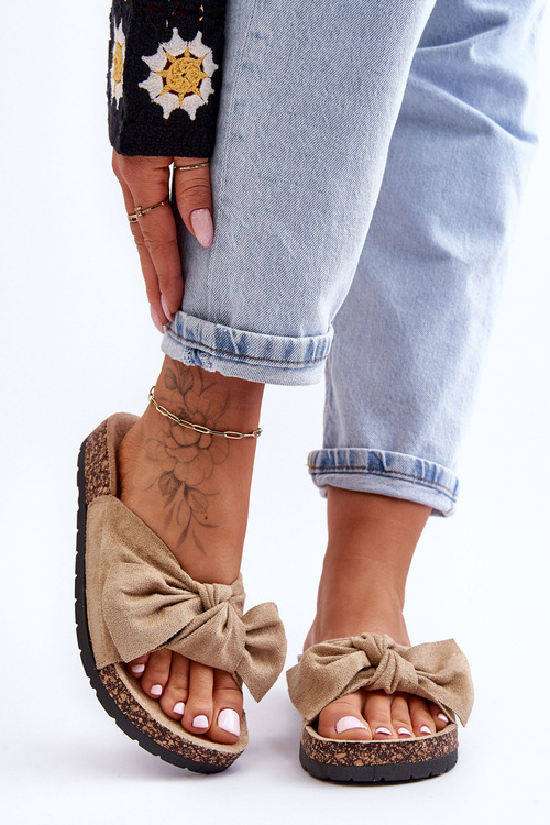 Тапочки На Корковій Підошві Світло-бежевий Венді