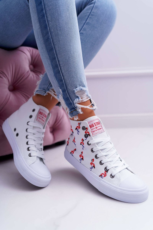Жіночі високі кросівки Flamingo Big Star White DD274660
