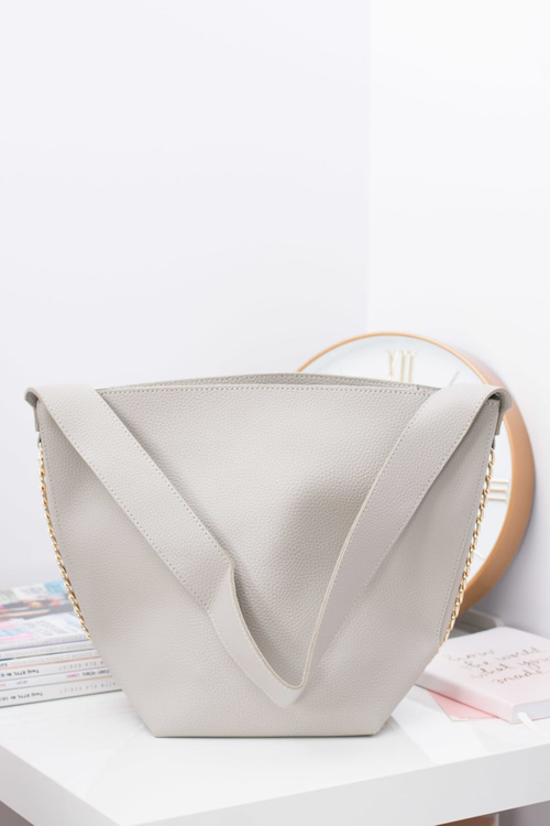 Сіра жіноча сумочка A4 Shopper Bag