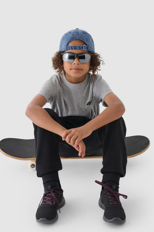 Футболка для хлопчиків Smooth Cotton Grey 4F 4FJWMM00TTSHM1626-25S