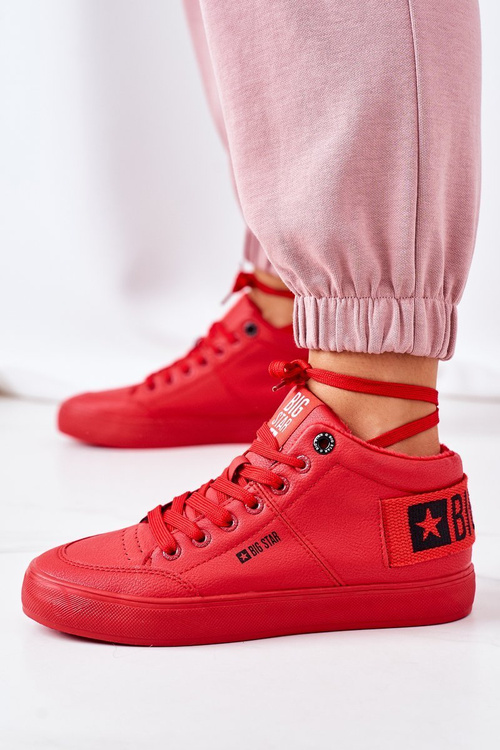 Жіноче утеплене спортивне взуття Big Star EE274354 Red