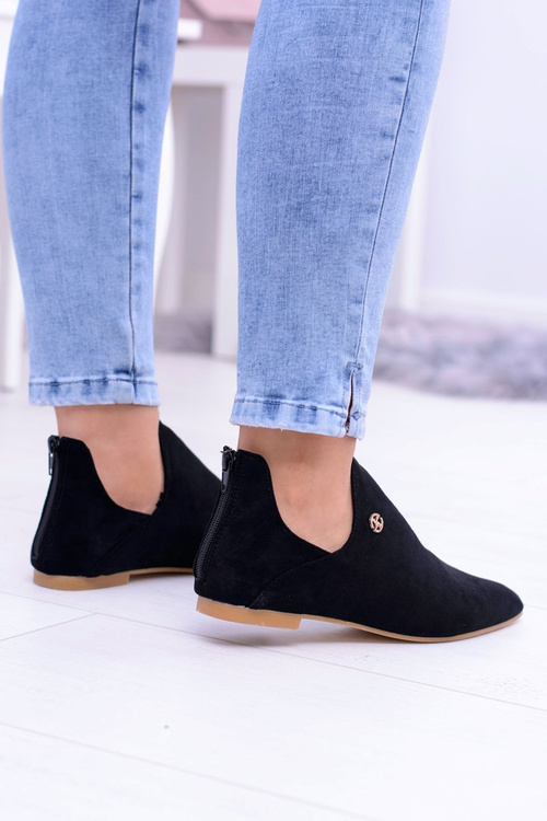 Чорні черевики Челсі з вирізом на блискавці Lu Boo