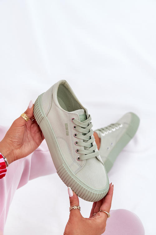 Жіночі текстильні кросівки Big Star RR274408 зелені