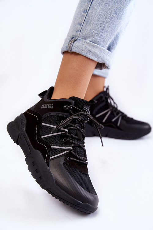 Жіночі туристичні черевики Memory Foam Big Star KK274218 Чорні