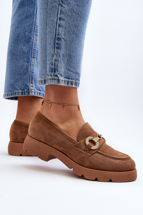 Жіночі лофери з декором Camel Railenes