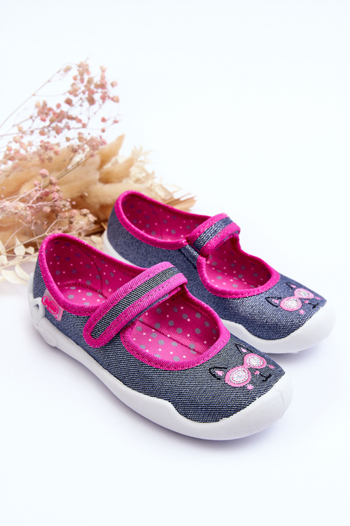 Дитячі балетки Shiny Befado 114X422 темно-рожевий