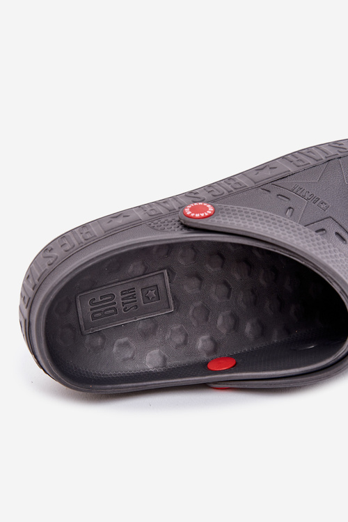 Чоловічі Легкі Клоги Big Star II175007 Сірі