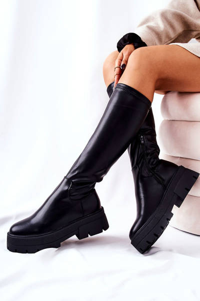 Високі чоботи Hemera Black
