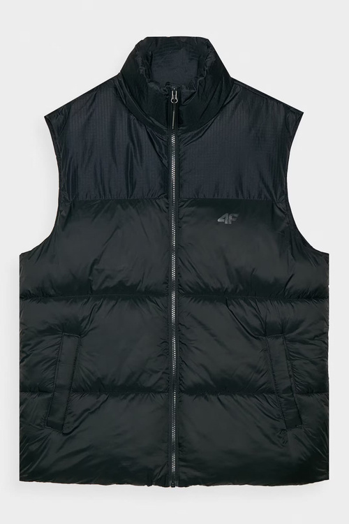Чоловічий пуховик 4F чорний 4FWAW24TVJAM147-20S