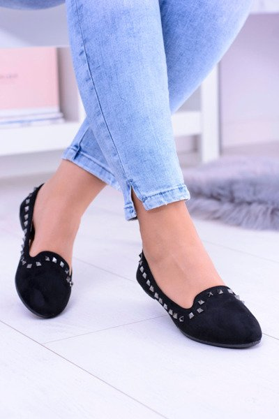 Чорна балерина Lords зі шпильками Рендал